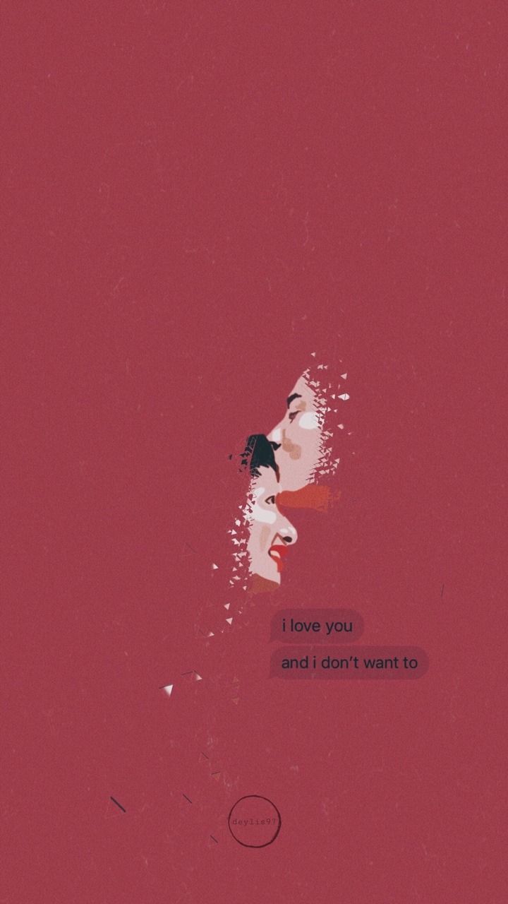 Illustration, Figur, Zitat, Roter Hintergrund, Minimalismus, Sperrbildschirm fürs iPhone