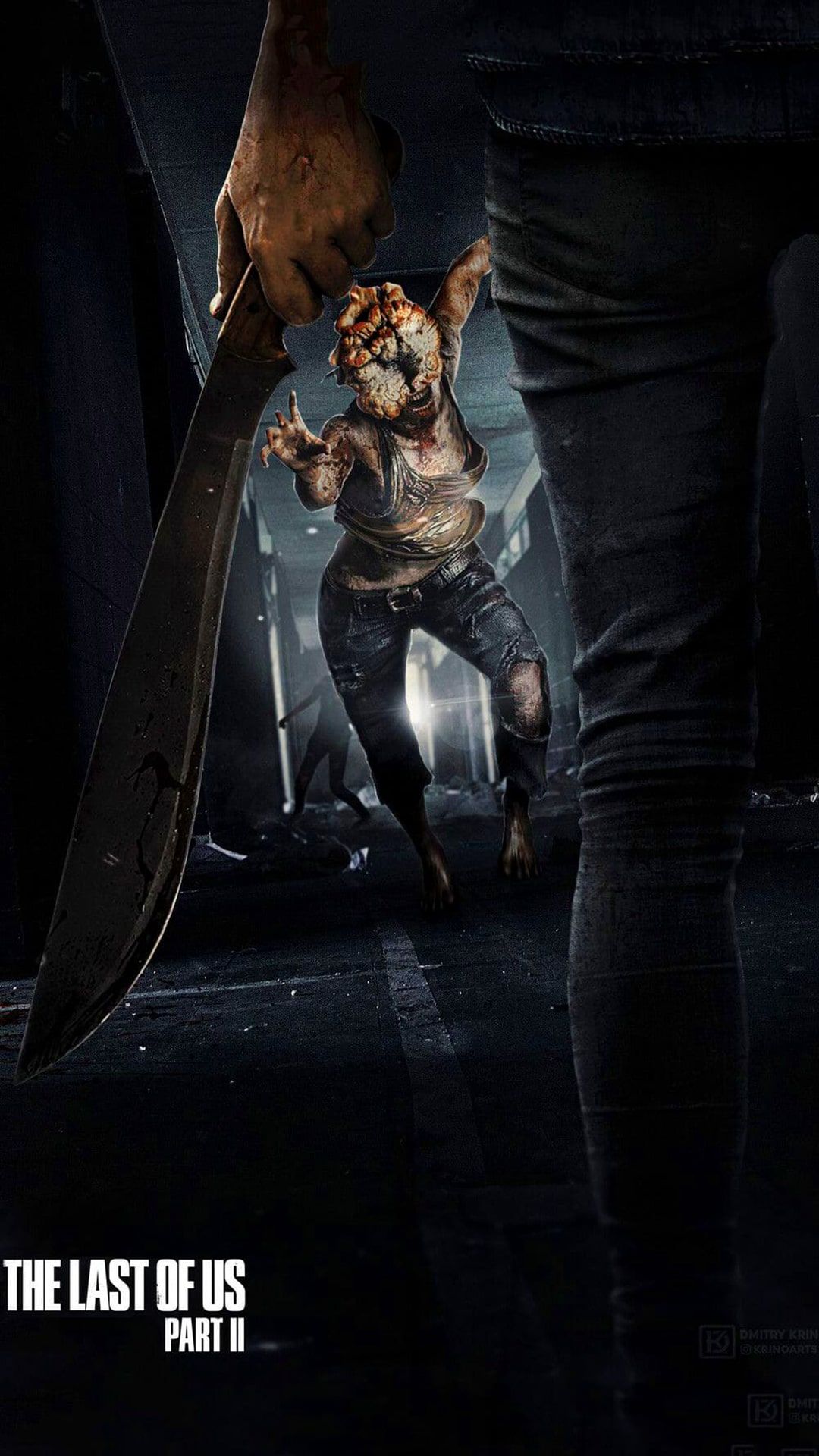 The Last of Us Part II, Ellie, Kind, Erinnerung, Dunkel, Full HD, iPhone-Hintergrundbild