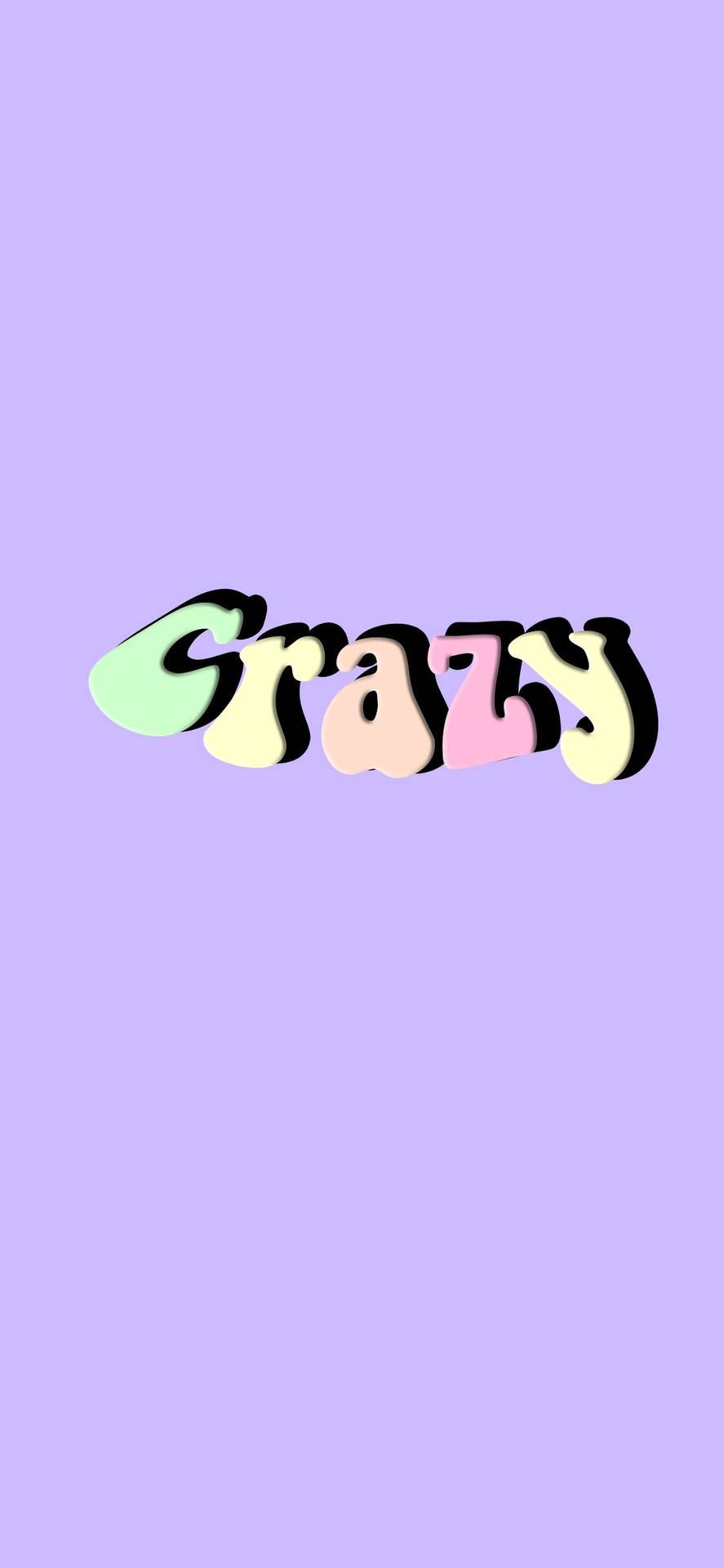 Stay, Schriftzug, Lavendel, Pastellfarben, Typografie, Hochformat, Hintergrundbild fürs Smartphone