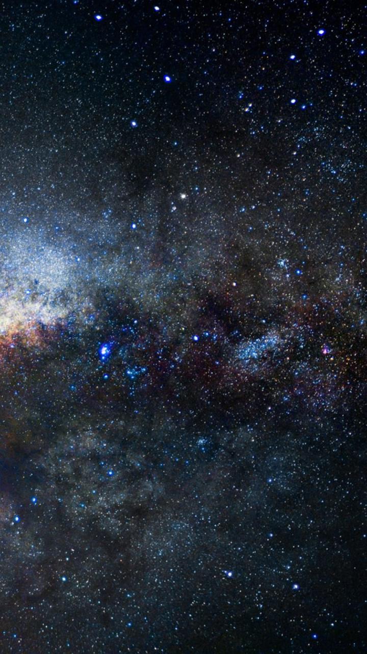 Milchstraße, Sternenhimmel, Nacht, Astrofotografie, Weltall, Android-Hintergrundbild