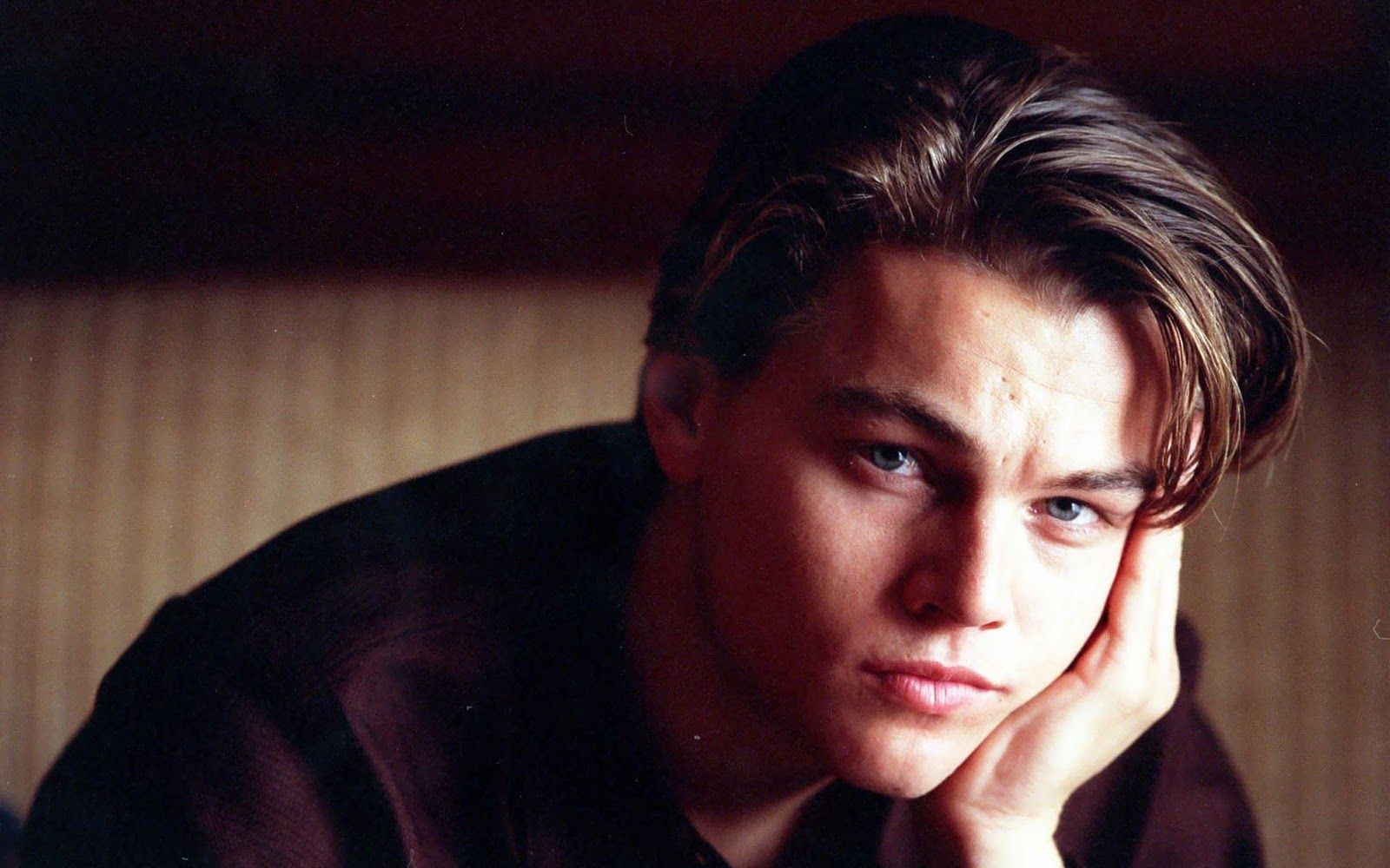Leonardo DiCaprio, Porträt, Schauspieler, Junger Mann, Nachdenklich, HD, MacBook-Hintergrundbild