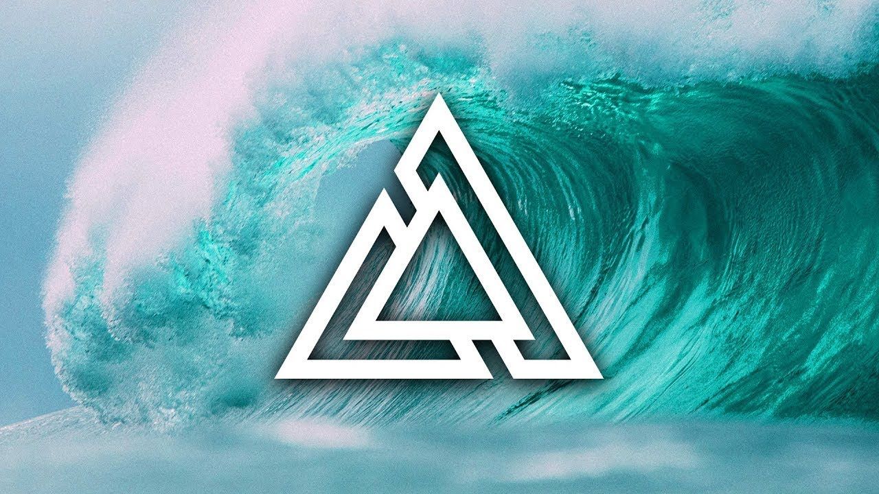 Felix Jaehn, Logo, Welle, Meer, Türkis, 16:9, HD-Hintergrundbild für den Desktop