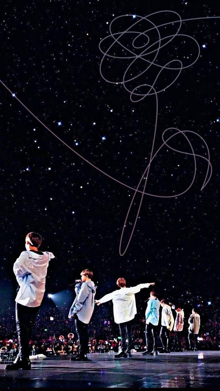BTS, Love Yourself, Bühne, Sternenhimmel, HD, Hintergrundbild fürs Handy