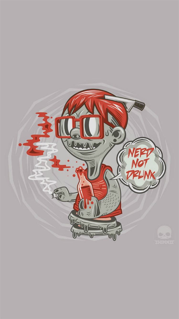 Zombie, Cartoon, Totenkopf, Grau, Illustration, HD, Hintergrundbild fürs Handy