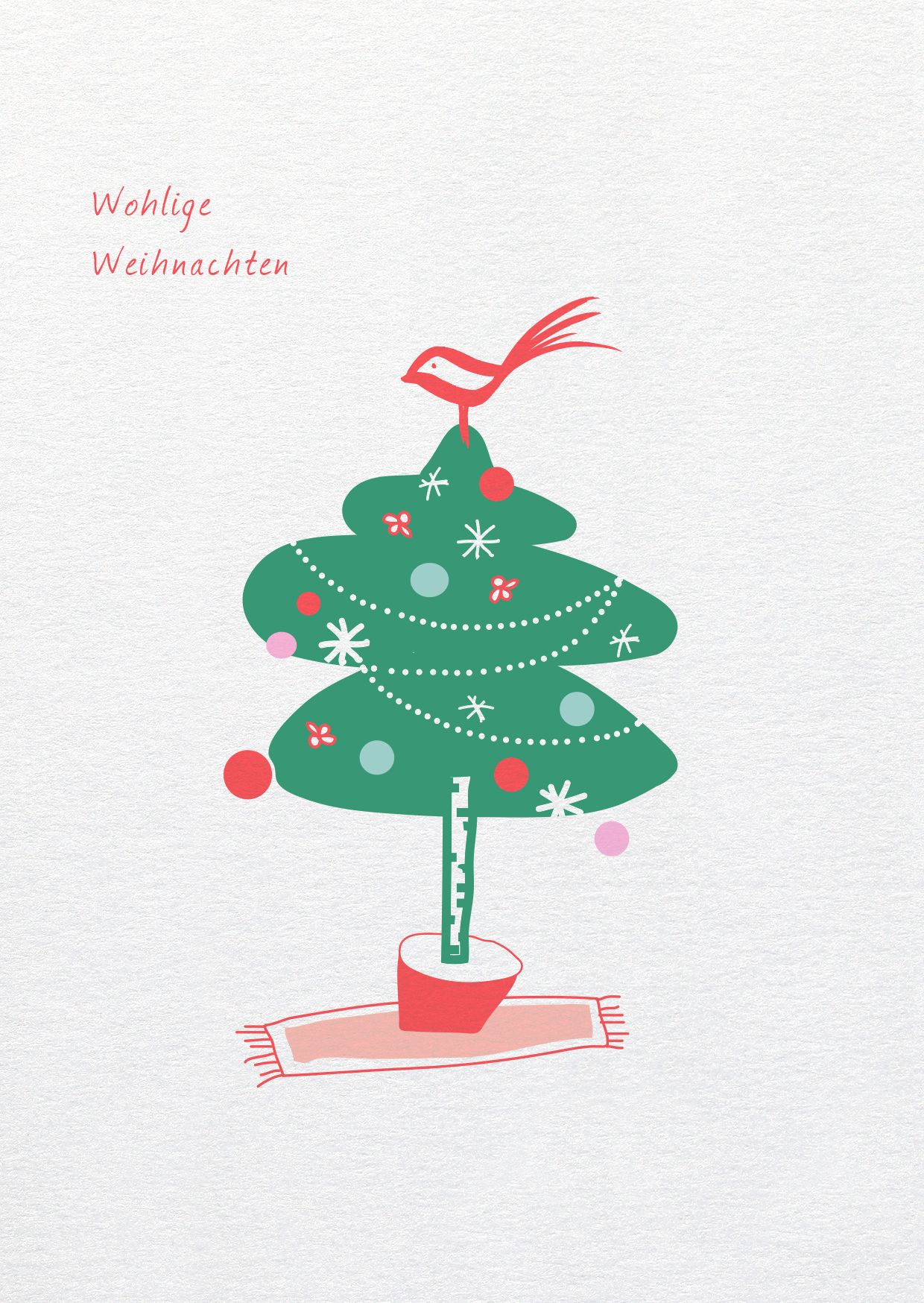 Frohe Weihnachten, Weihnachtsbaum, Illustration, Minimalistisch, Weißer Hintergrund, Full HD Wallpaper