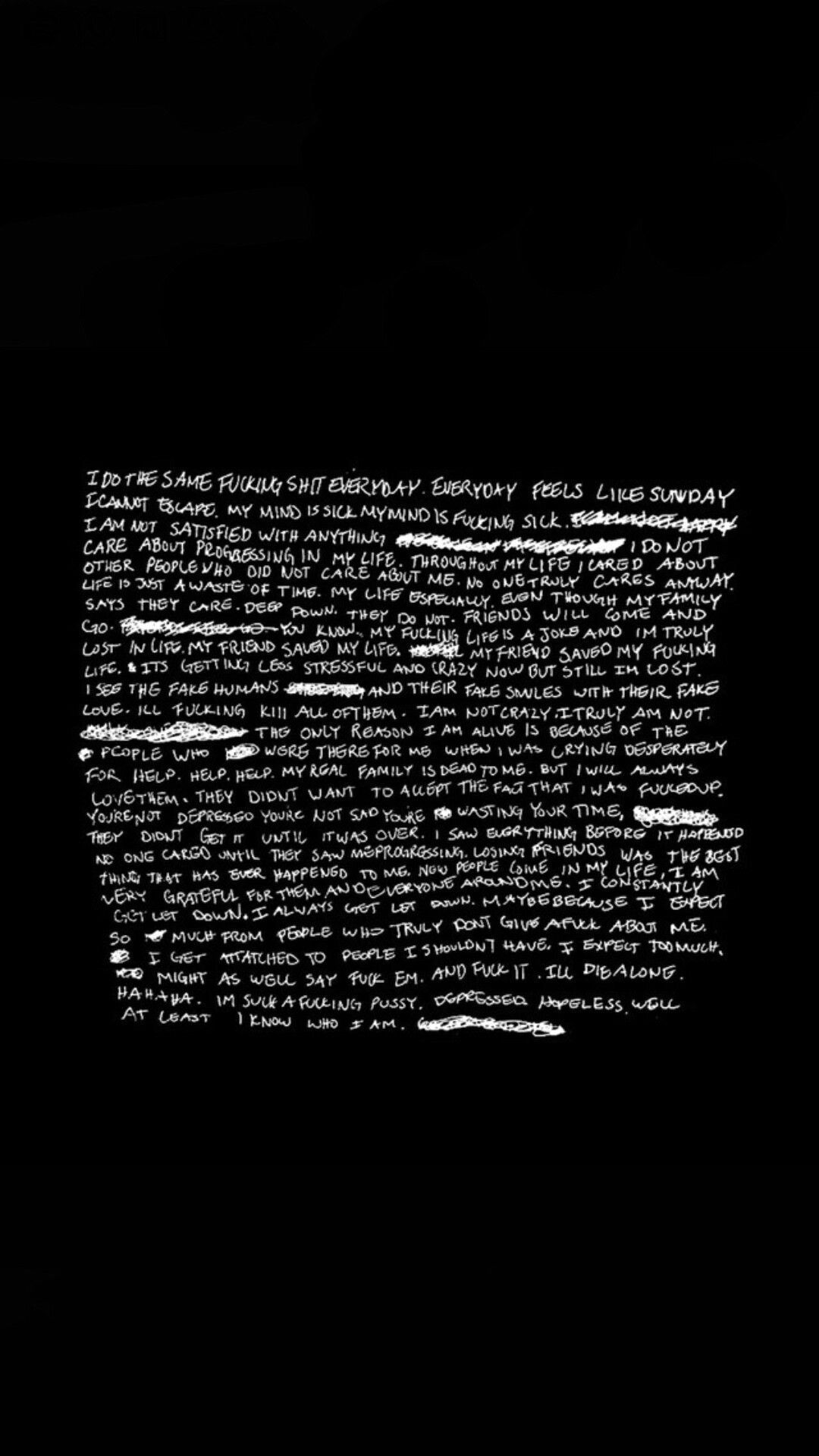 XXXTentacion, Songtext, Text, Schwarzer Hintergrund, Minimalistisch, Sperrbildschirm fürs iPhone