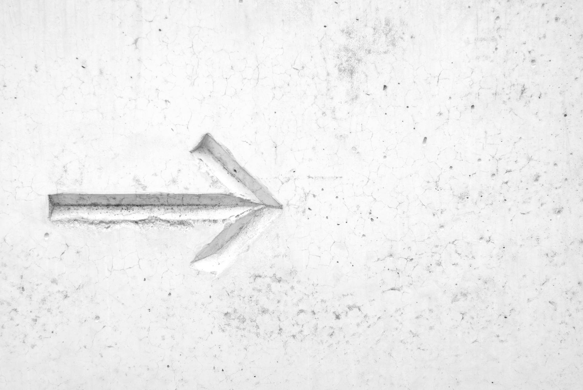 Pfeil, Weiße Wand, Minimalistisch, Grau, Full HD, Desktop-Hintergrund für Windows