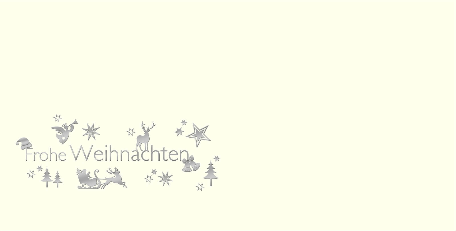Frohe Weihnachten, Rentiere, Schlitten, Minimalistisch, Cremeweiß, HD-Hintergrundbild für PC