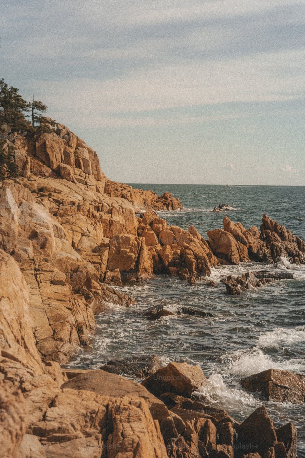 Felsküste, Rote Felsen, Meer, Bucht, HD, Sperrbildschirm fürs iPhone