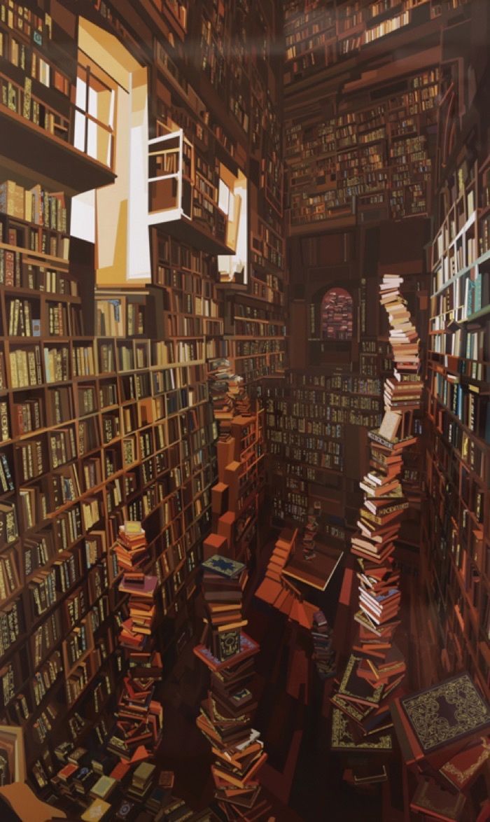 Bücherstapel, Antiquariat, Fenster, Gemütlich, Hintergrundbild für iPhone und Android