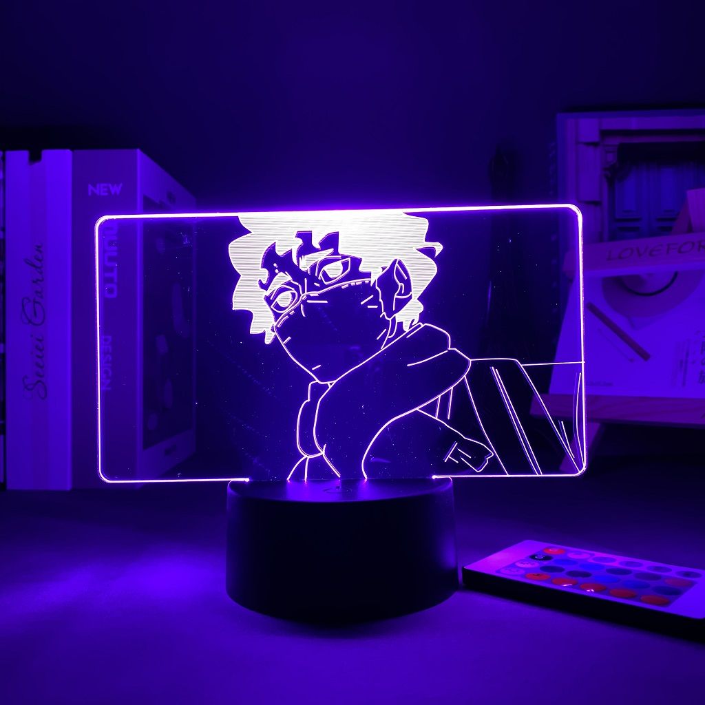 Meliodas, 3D-Lampe, LED-Lampe, Lila Licht, Fanartikel, Hintergrundbild für iPad und Tablet