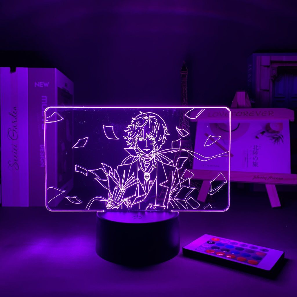 Meliodas, Acryl-Lampe, LED-Lampe, Lila Licht, Fanartikel, Hintergrundbild fürs Tablet