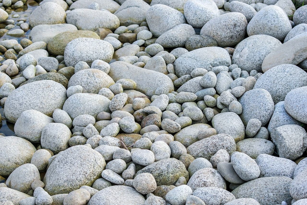Kieselsteine, Steine, Grau, Textur, HD, Desktop-Hintergrund für Windows