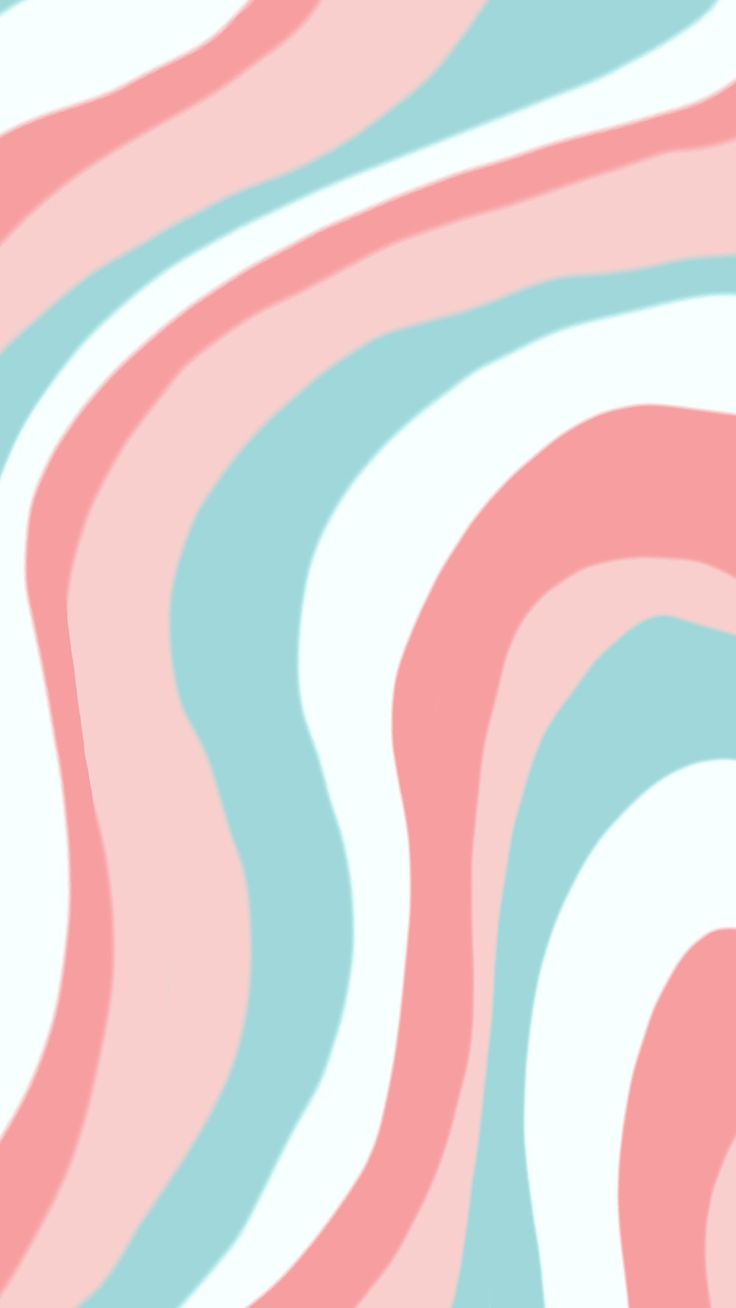 Wellenlinien, Retro, Abstrakt, Rosa Blau, Hintergrundbild für iPhone und Android