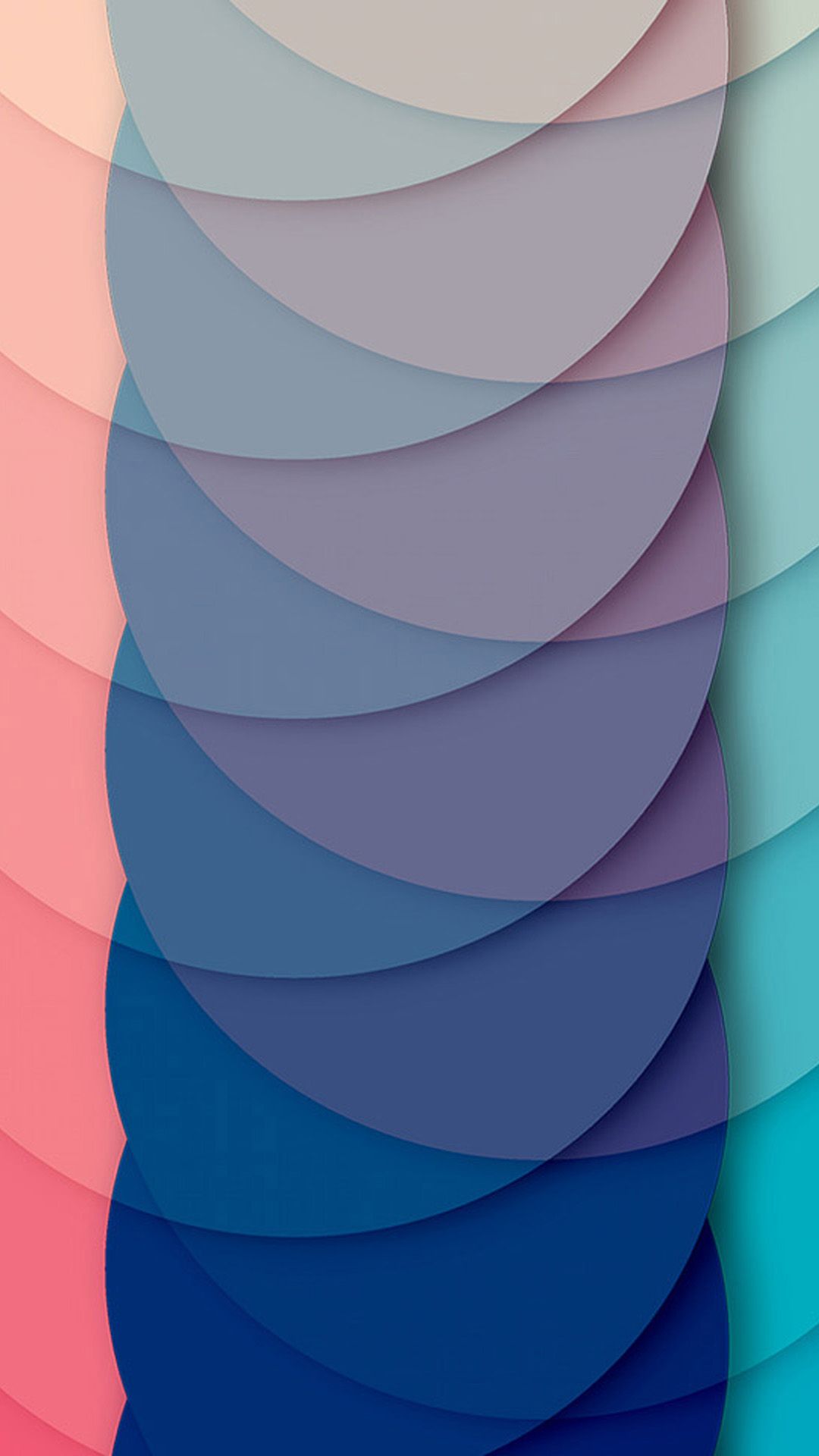 Kreise, Abstrakt, Farbverlauf, Rosa Blau, Full HD, Hintergrundbild fürs Handy