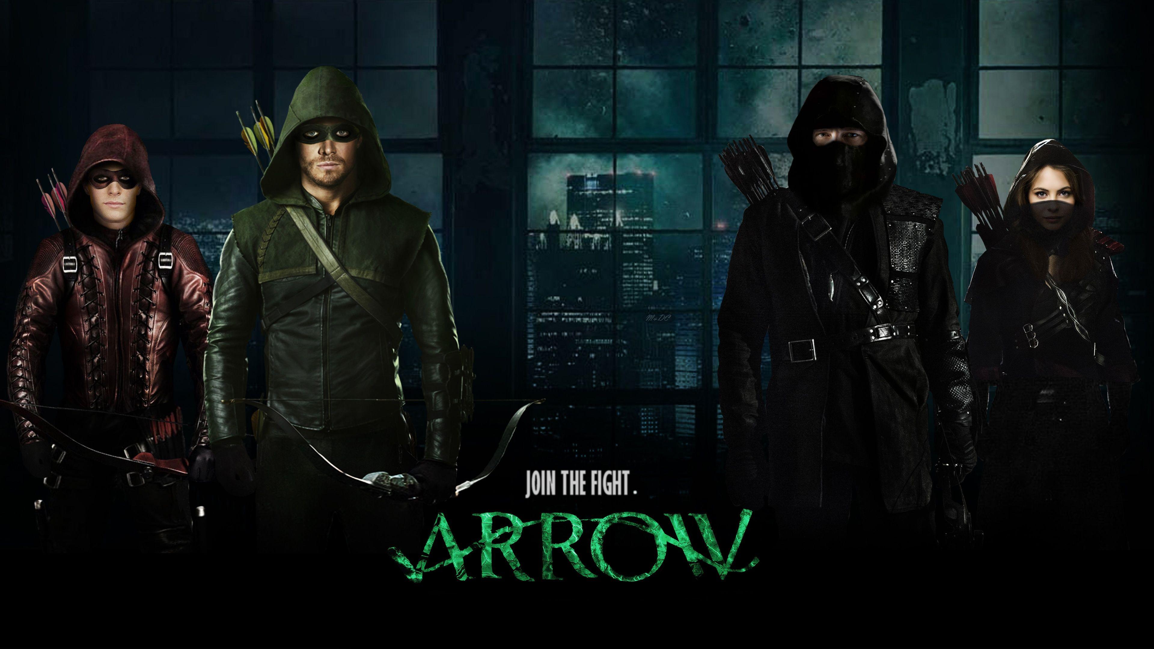 Arrow, Arsenal, Green Arrow, Spartan, Speedy, Team Arrow, 4K, Laptop-Hintergrundbild