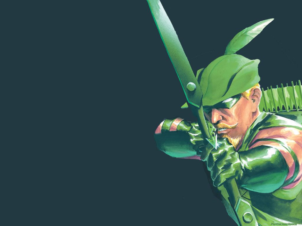 Green Arrow, DC Comics, Bogenschütze, Comic, Dunkelblau, Hintergrundbild fürs Tablet
