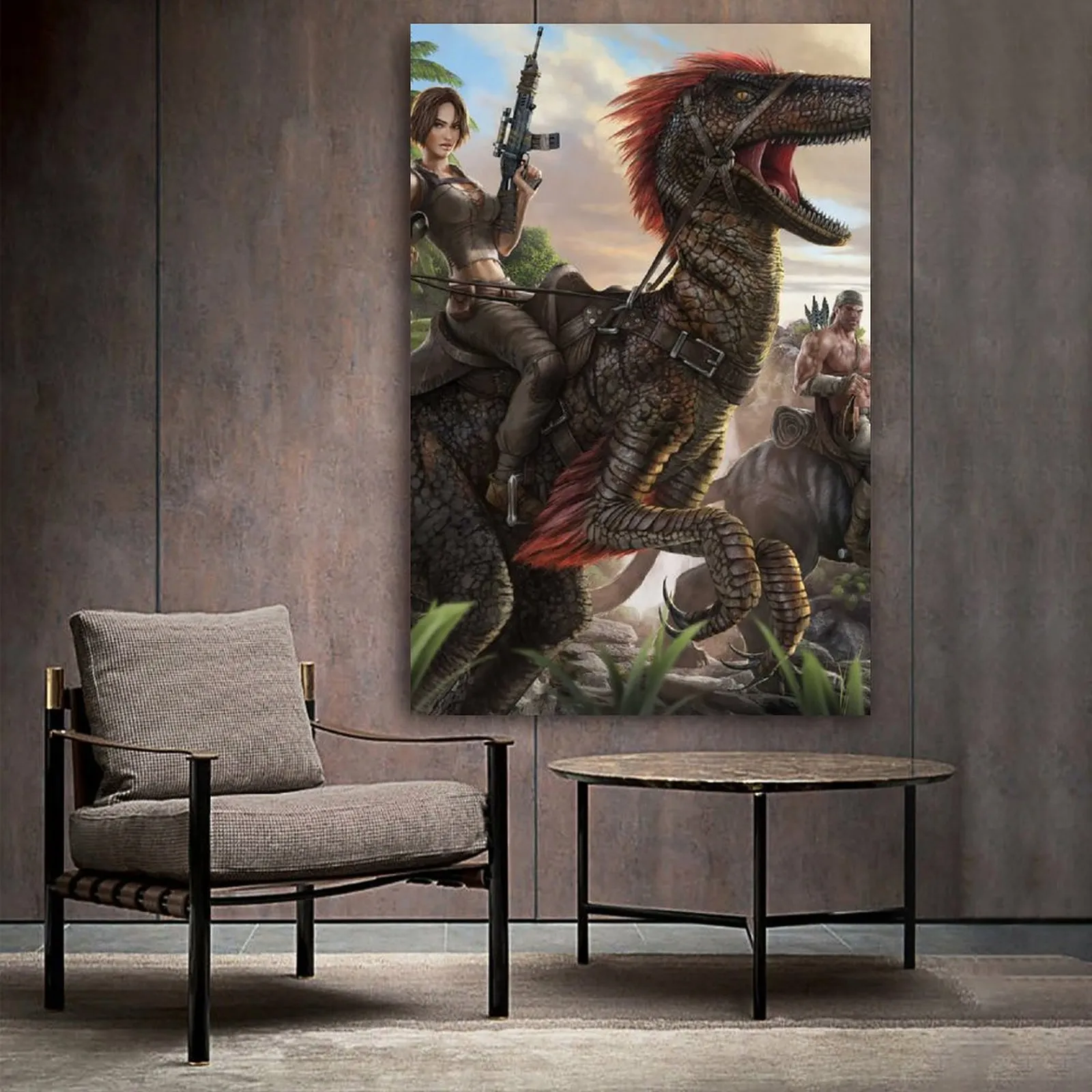 ARK: Survival Evolved, Raptor, Leinwandbild, Sessel, Wohnraum, HD, iPad-Hintergrundbild