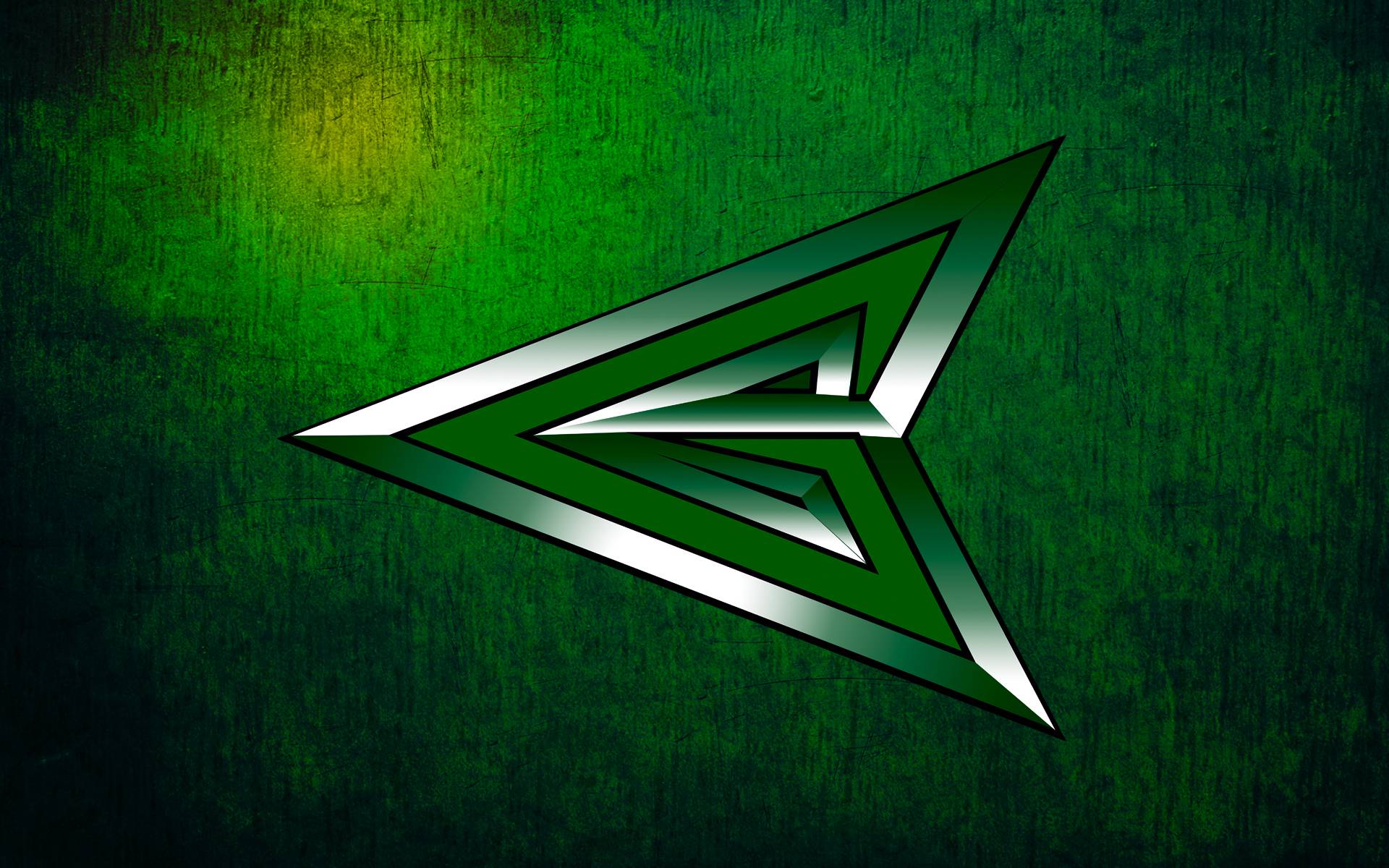 Arrow, Pfeilspitze, Symbol, Grün, Metallic, 16:10, Full-HD-Hintergrundbild für den Desktop