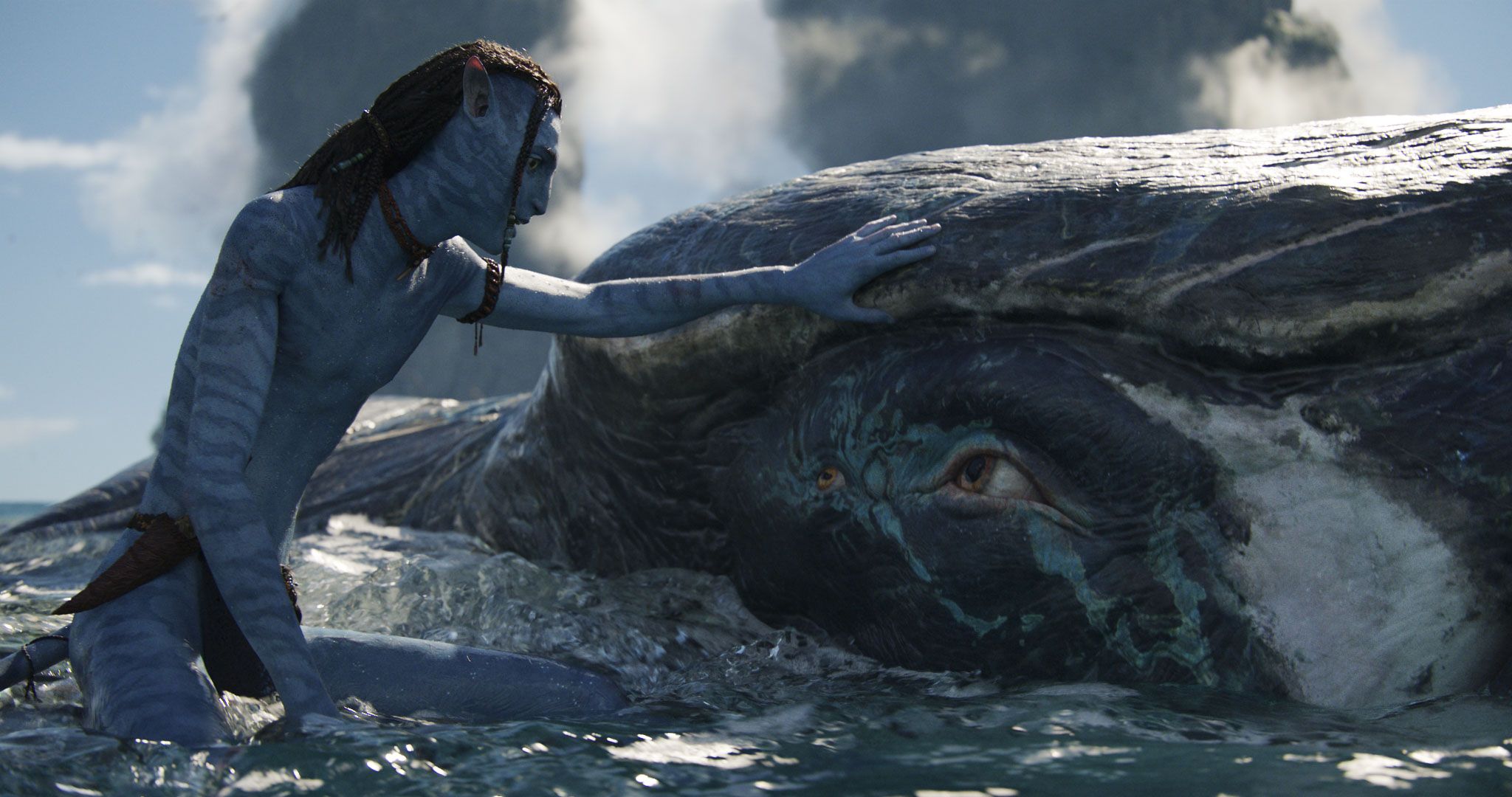 Avatar: The Way of Water, Tulkun, Na'vi, Ozean, Wal, Full HD, Desktop-Hintergrund für Windows