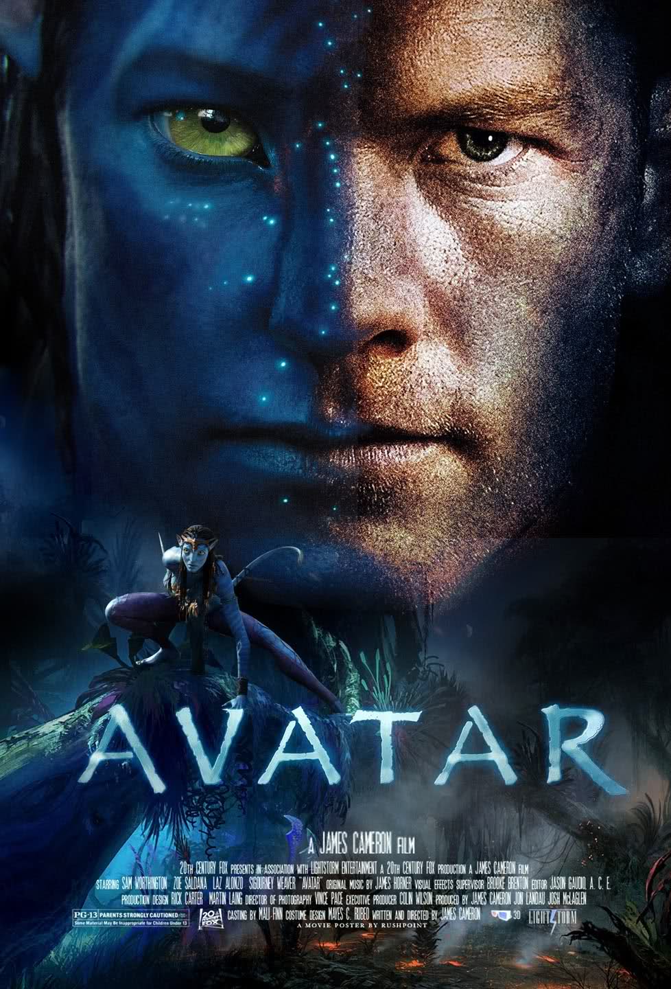 Avatar – Aufbruch nach Pandora, Sam Worthington, Jake Sully, Filmplakat, Na'vi, iPad-Hintergrundbild