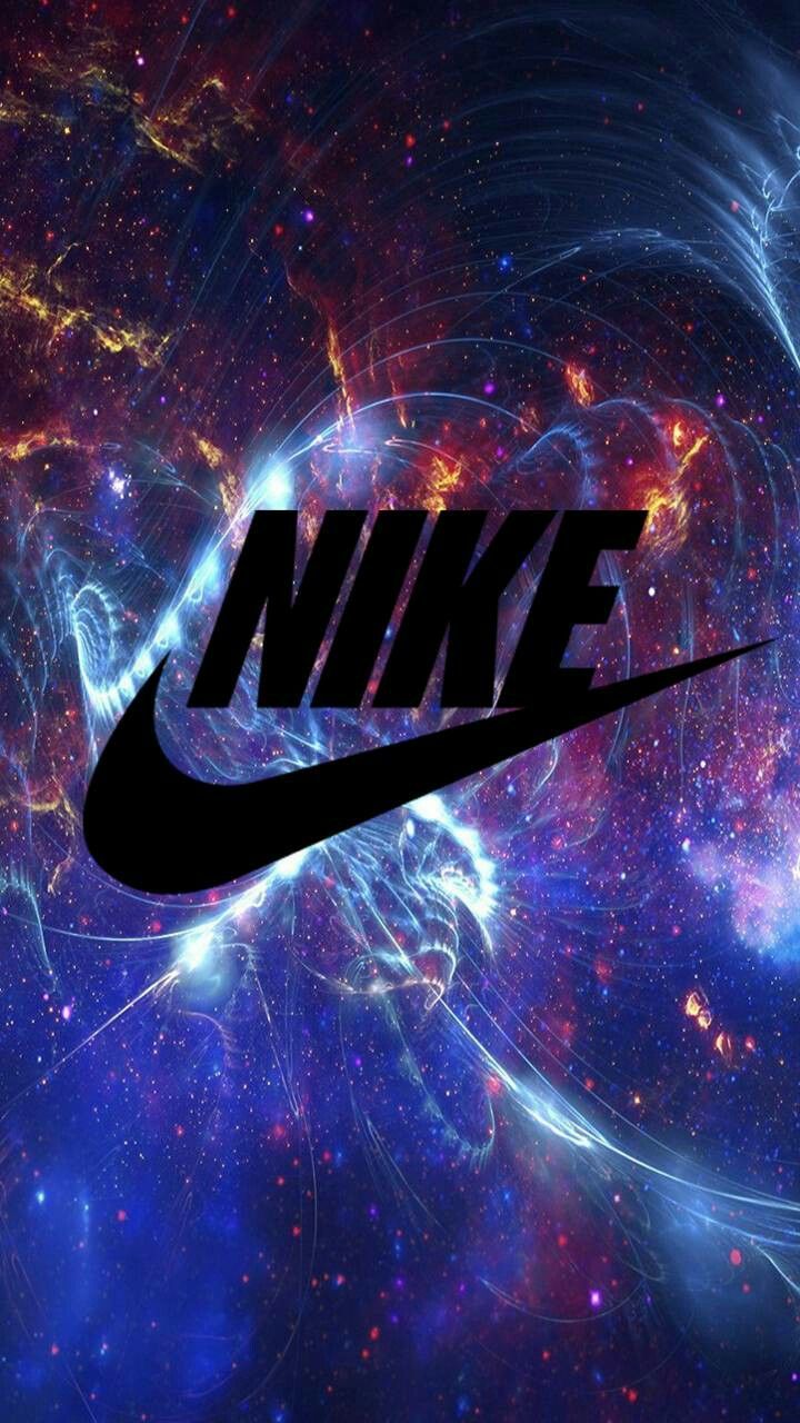 Nike, Logo, Galaxie, Blau, Rot, HD, Sperrbildschirm fürs iPhone