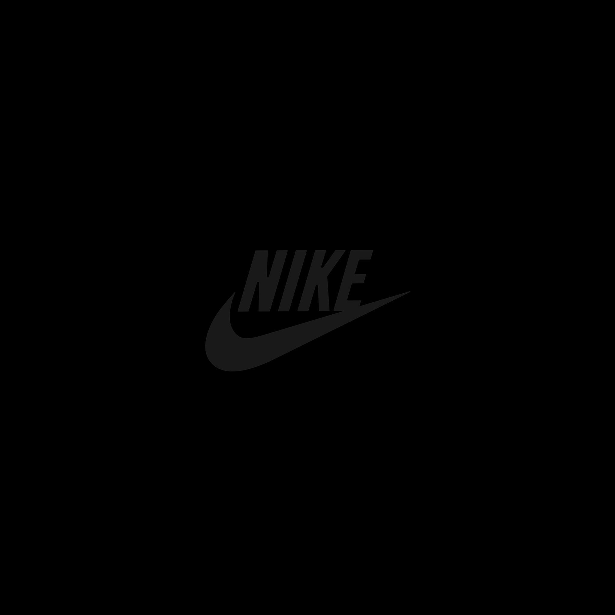 Nike, Logo, Schwarz, Minimalistisch, Full HD, Hintergrundbild fürs Tablet