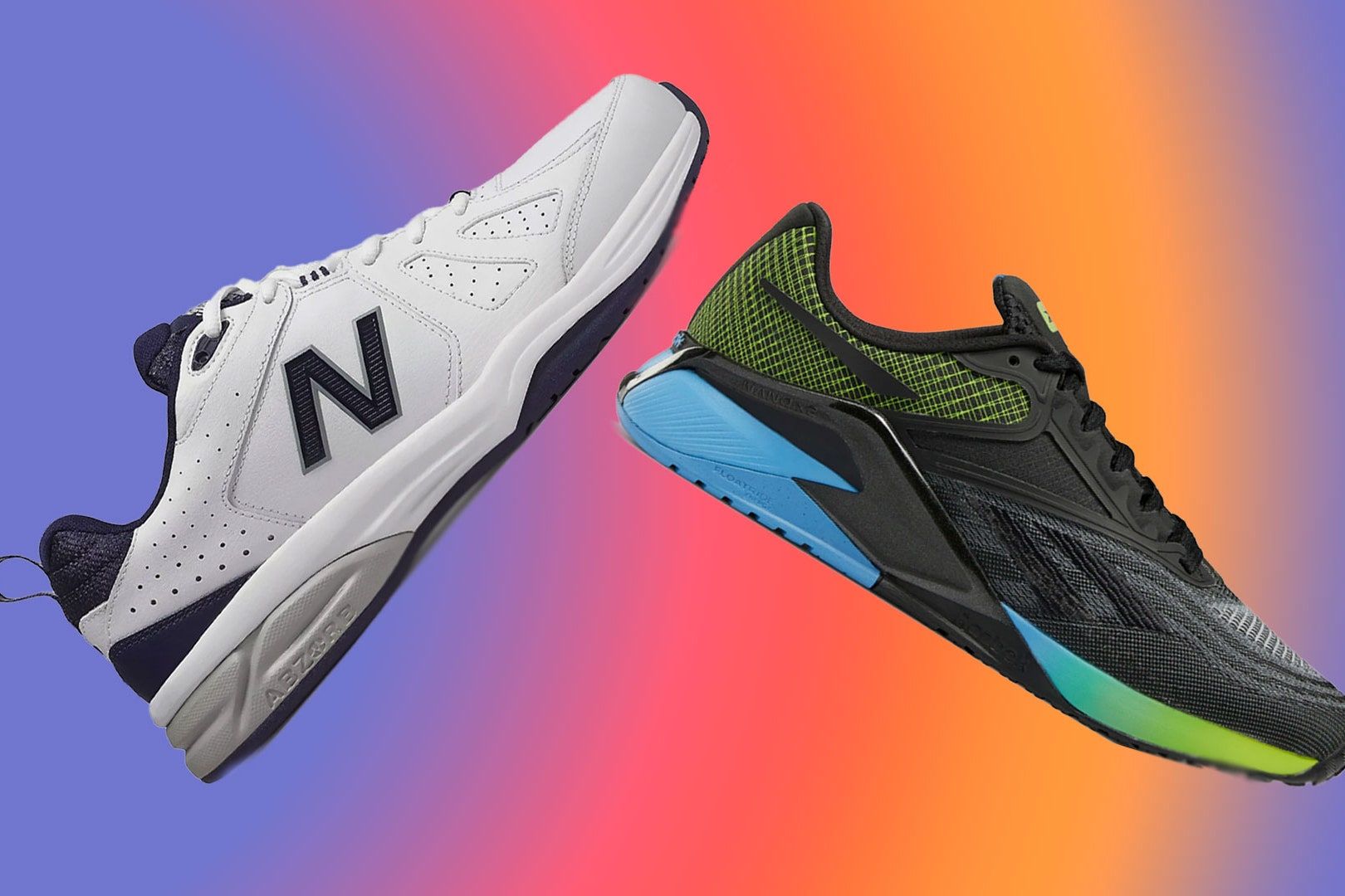 New Balance, Sneaker, Farbverlauf, Bunt, HD, Hintergrund für den Desktop