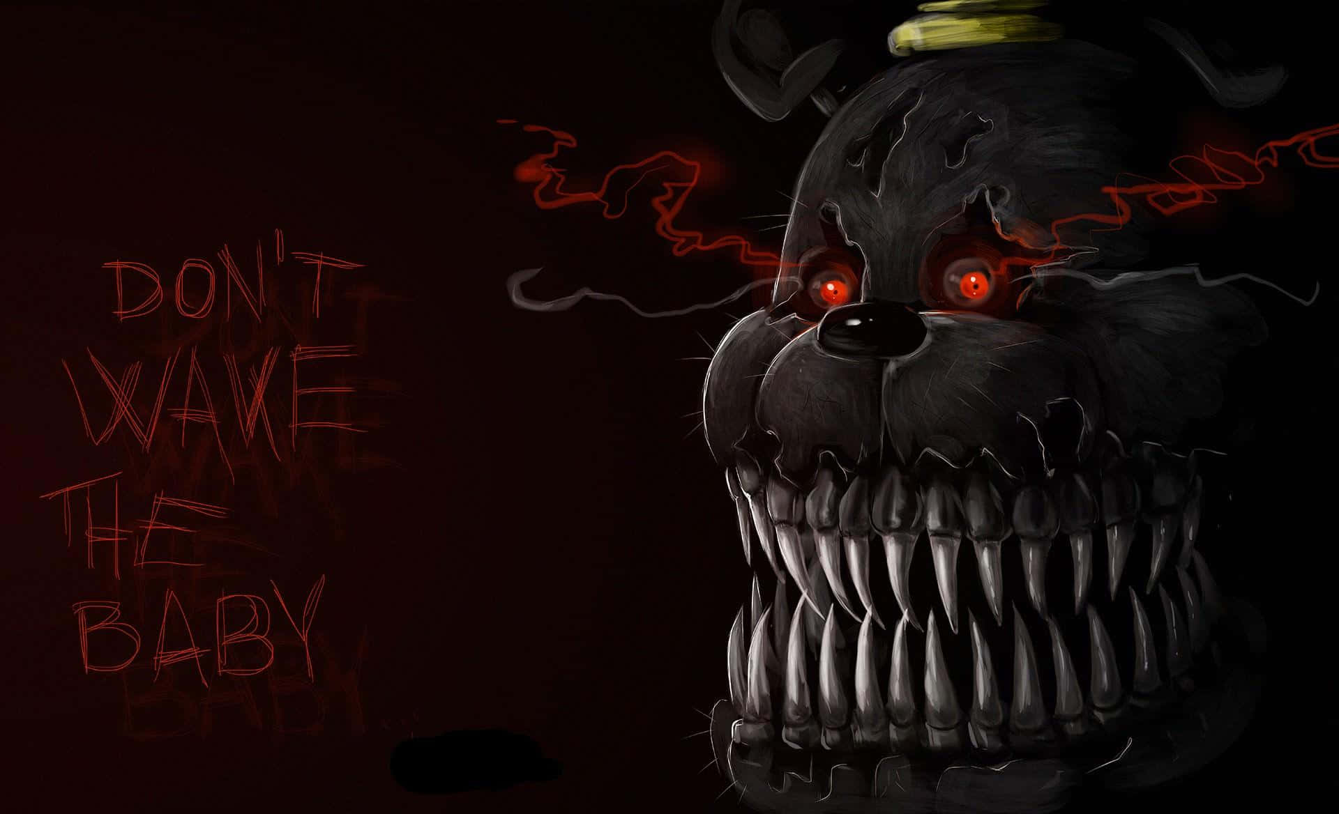 Nightmare, Five Nights at Freddy's 4, Don't Wake the Baby, Rote Augen, Dunkel, Full-HD-Hintergrundbild