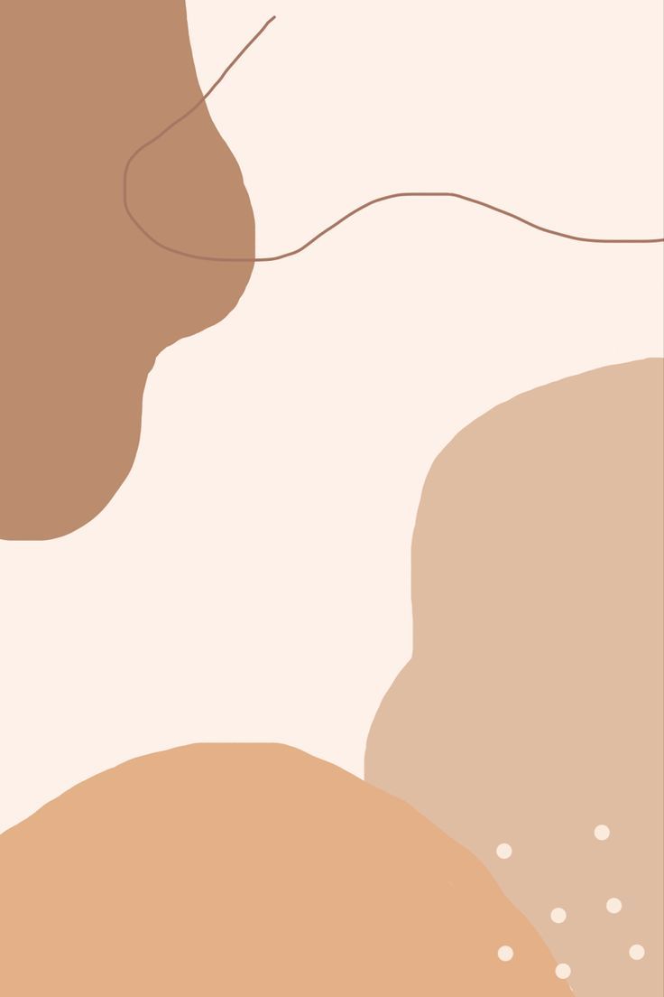 Boho, Abstrakte Formen, Beige, Braun, Erdtöne, Hochformat, Hintergrundbild fürs Smartphone