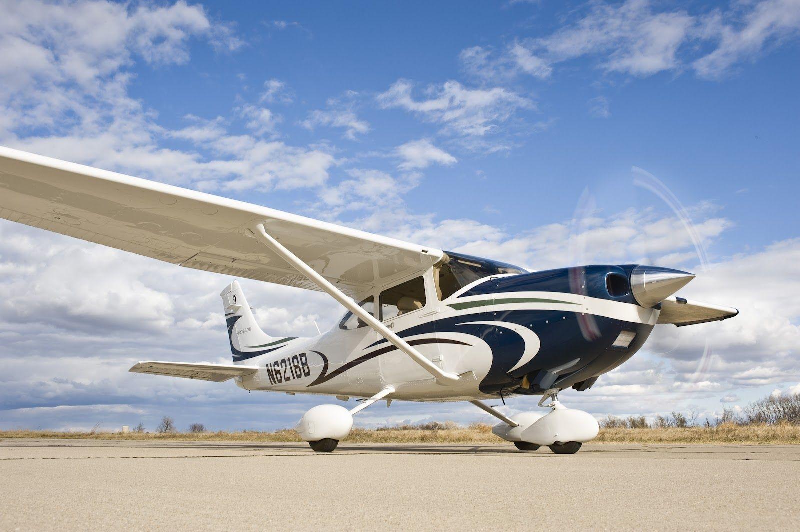 Cessna 206 Stationair, Cessna, Flugfeld, Wolken, Blauer Himmel, HD, Desktop-Hintergrund