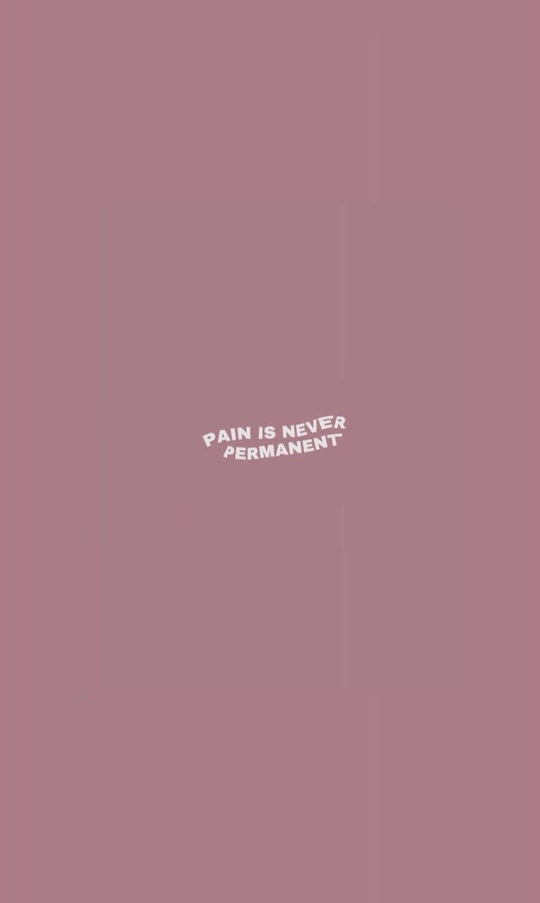 Spruch, Altrosa, Minimalistisch, Kleine Schrift, HD, Hintergrundbild fürs Handy