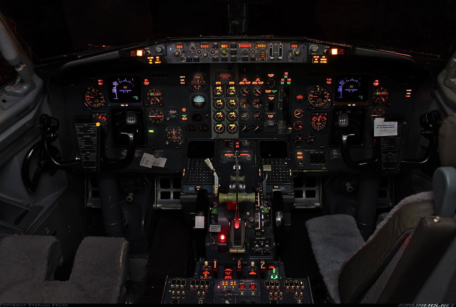 Cessna Citation, Jet-Cockpit, Instrumente, Nacht, Dunkel, HD-Hintergrundbild für PC