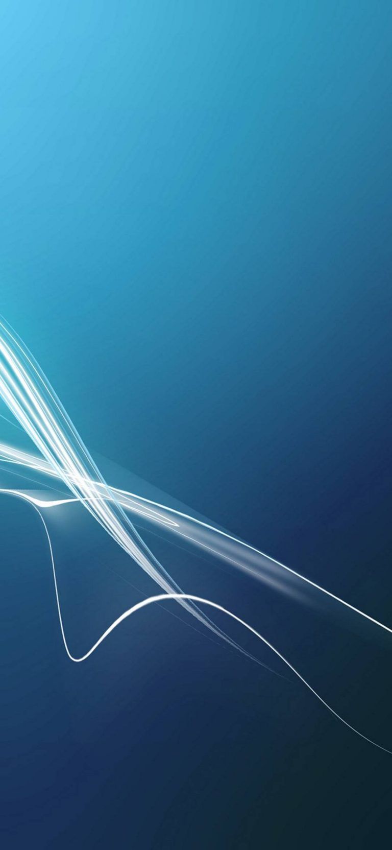 Blau, Linien, Abstrakt, Farbverlauf, Galaxy-A50-Sperrbildschirm