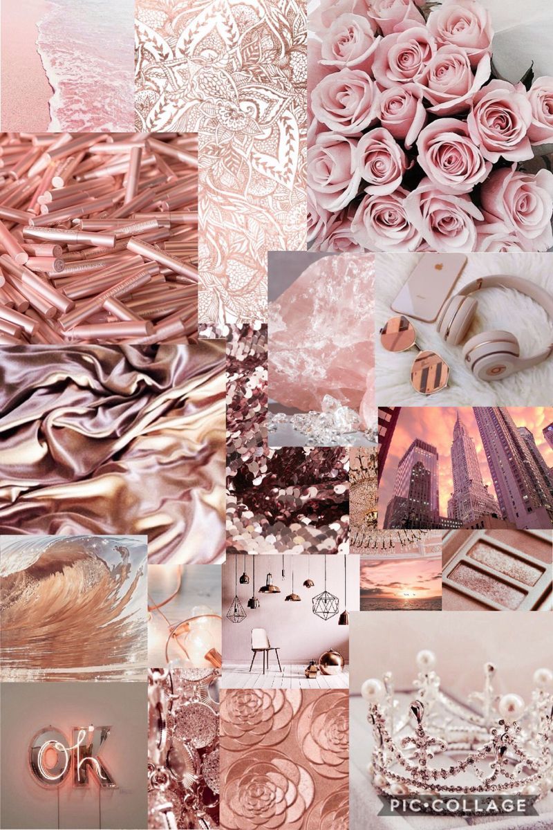 Collage, Rosen, Satin, Glamour, HD, Sperrbildschirm fürs iPhone