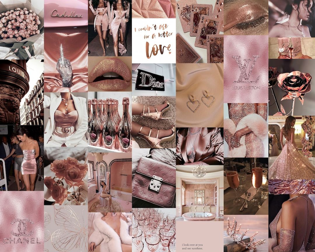 Collage, Chanel, Dior, Luxus, Glamour, Hintergrundbild