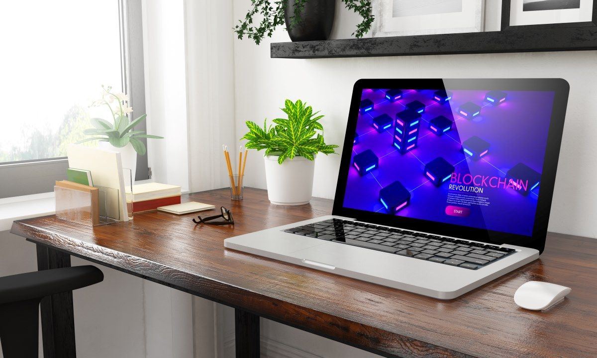Laptop, Schreibtisch, Zimmerpflanzen, Homeoffice, Fenster, Hintergrundbild