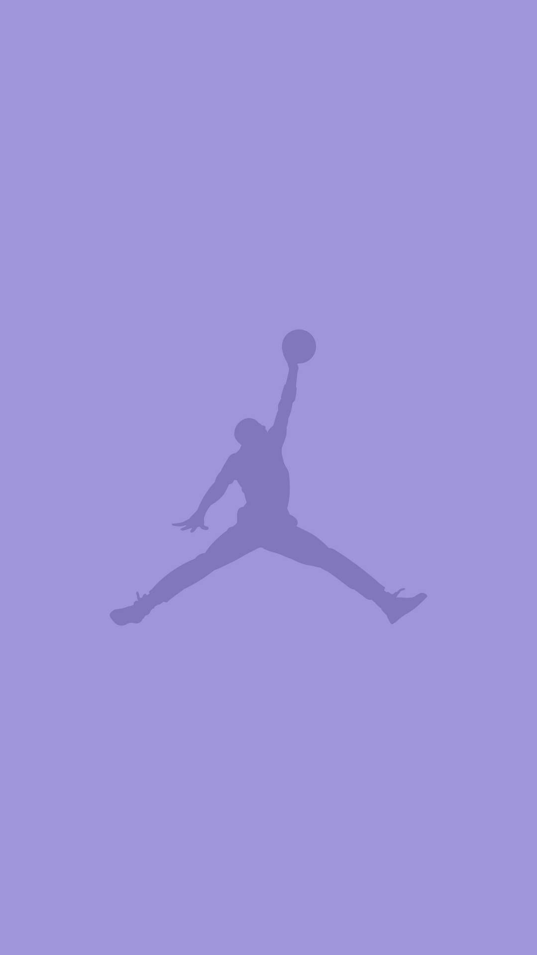 Jumpman, Logo, Lavendel, Minimalistisch, HD, Sperrbildschirm fürs iPhone