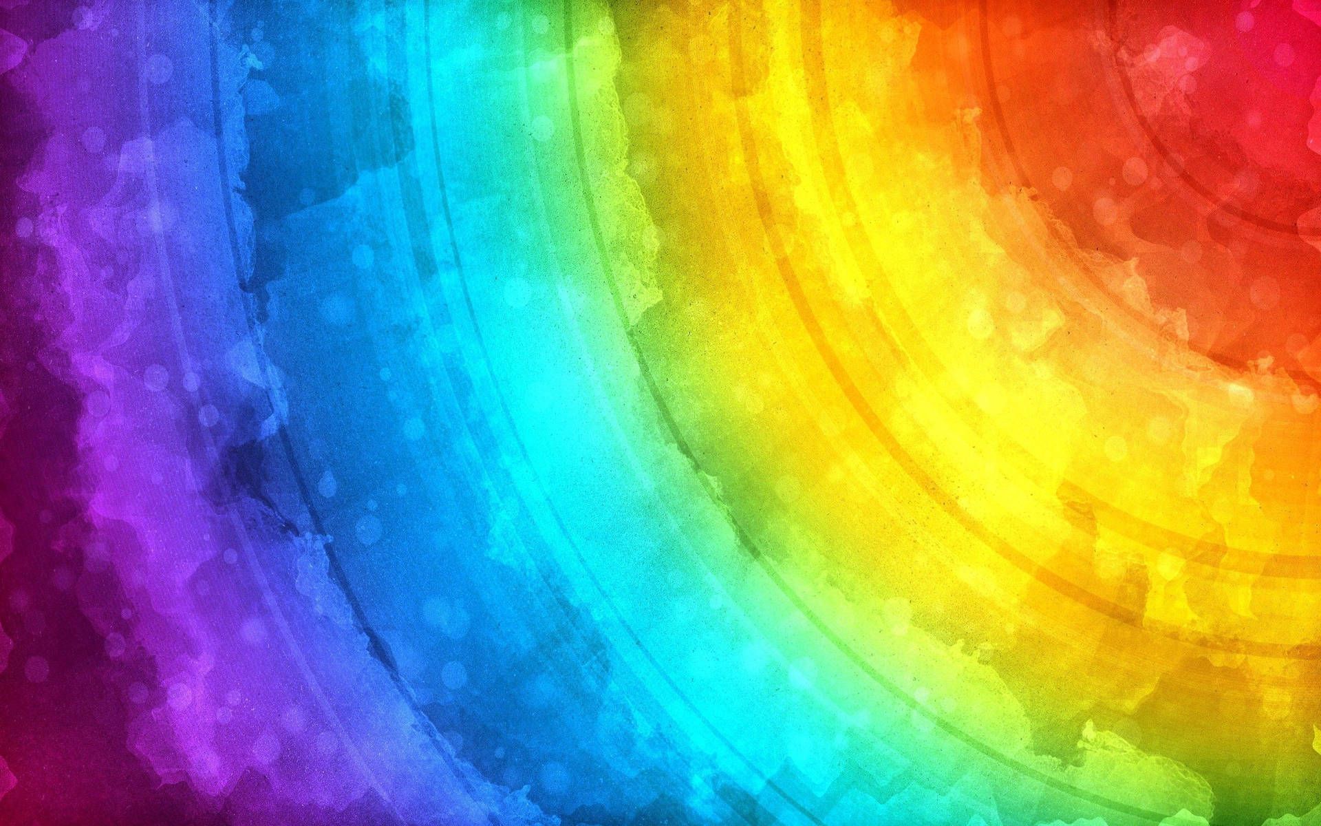 Regenbogenfarben, Aquarell, Abstrakt, Bunt, Kreise, 16:10, Full-HD-Hintergrundbild für den Desktop
