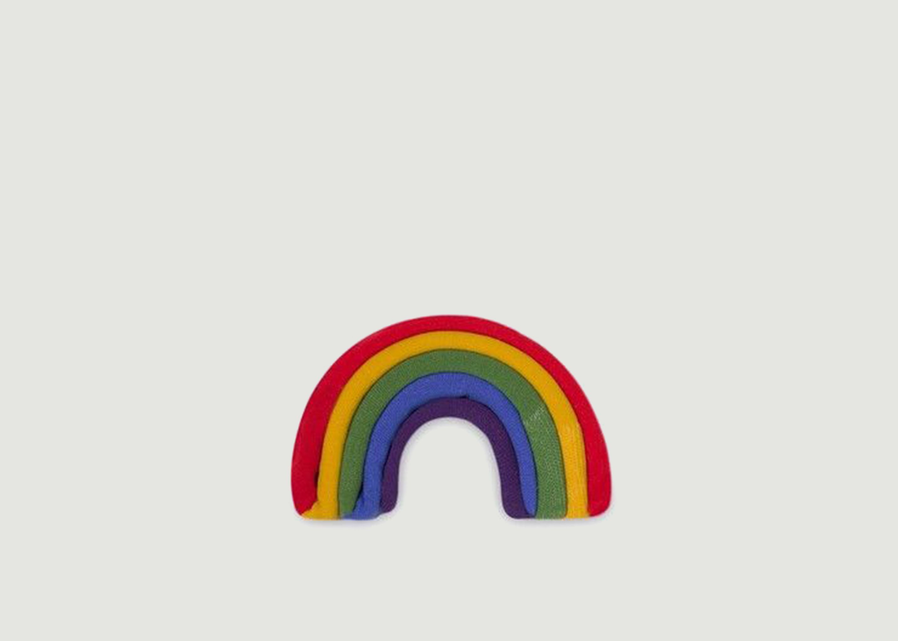 Regenbogen, Knetfigur, Minimalismus, Grauer Hintergrund, 2K Wallpaper