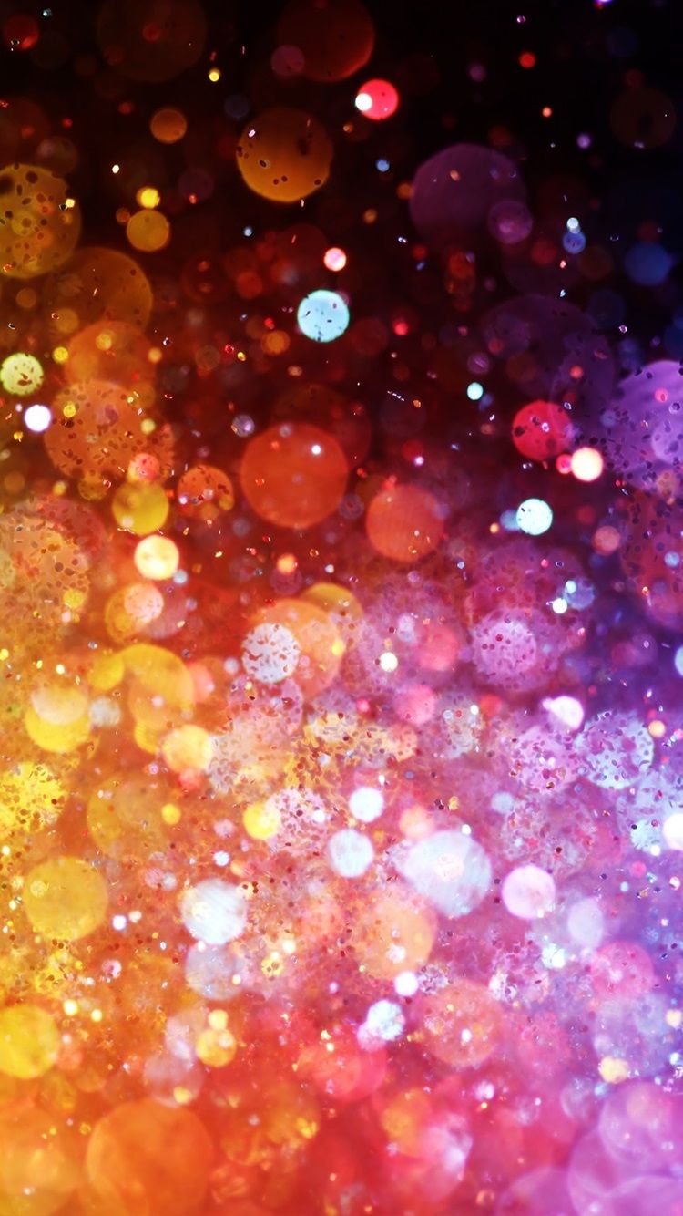 Glitzer, Bokeh, Funkeln, Regenbogenfarben, Abstrakt, HD, Sperrbildschirm fürs iPhone