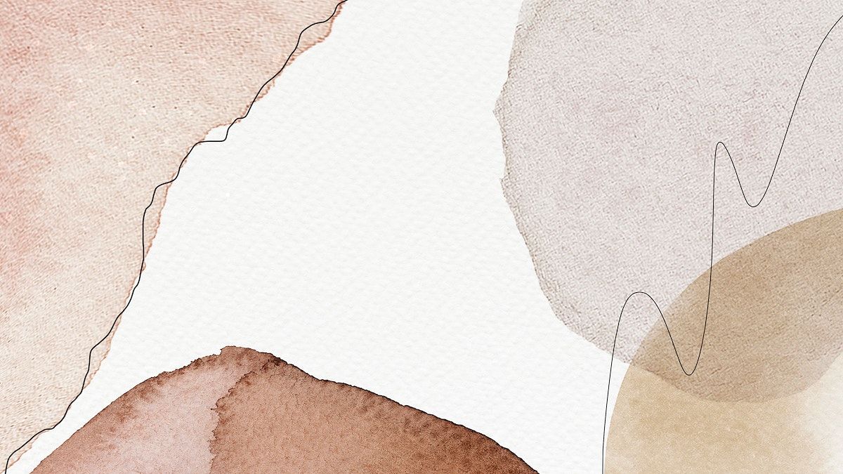 Aquarell, Erdtöne, Abstrakte Formen, Beige, Linienkunst, Hintergrundbild
