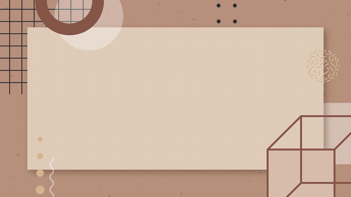 Boho, Braun-Beige, Geometrische Linien, Rahmen, Hintergrundbild
