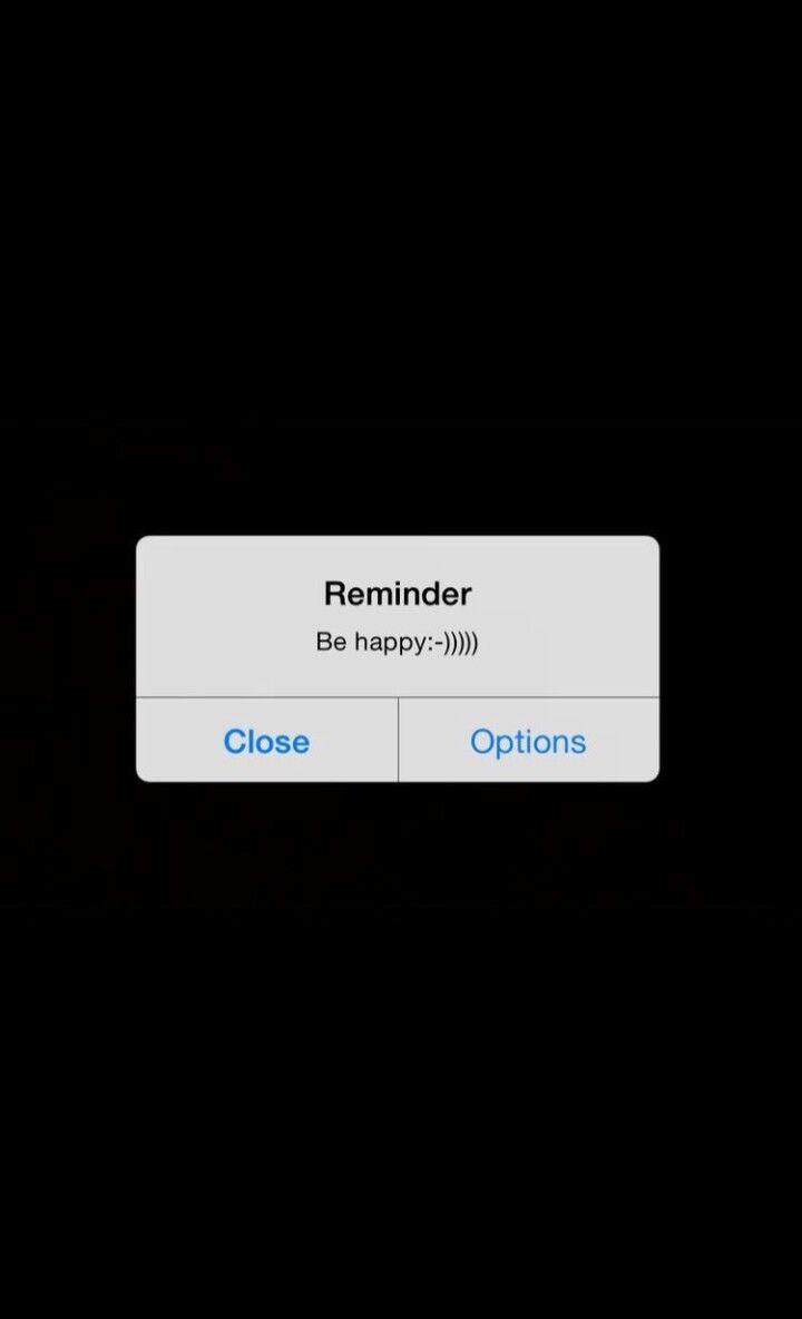 Erinnerung, iPhone-Benachrichtigung, Schwarzer Hintergrund, Minimalismus, Sperrbildschirm fürs iPhone