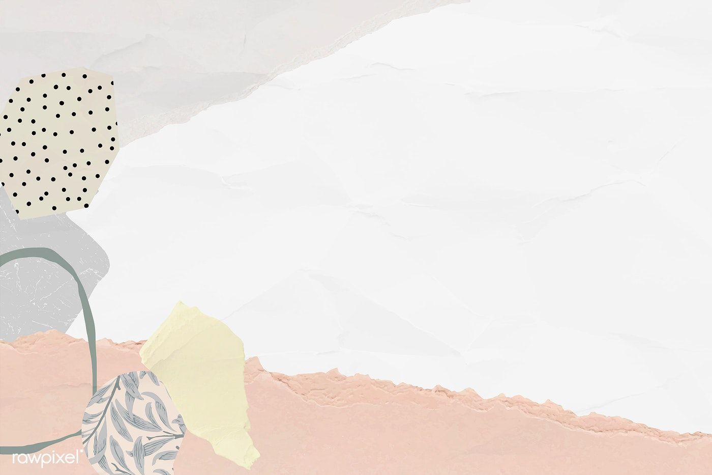 Zerknittertes Papier, Collage, Punkte, Beige-Grau, HD, Hintergrundbild für den PC