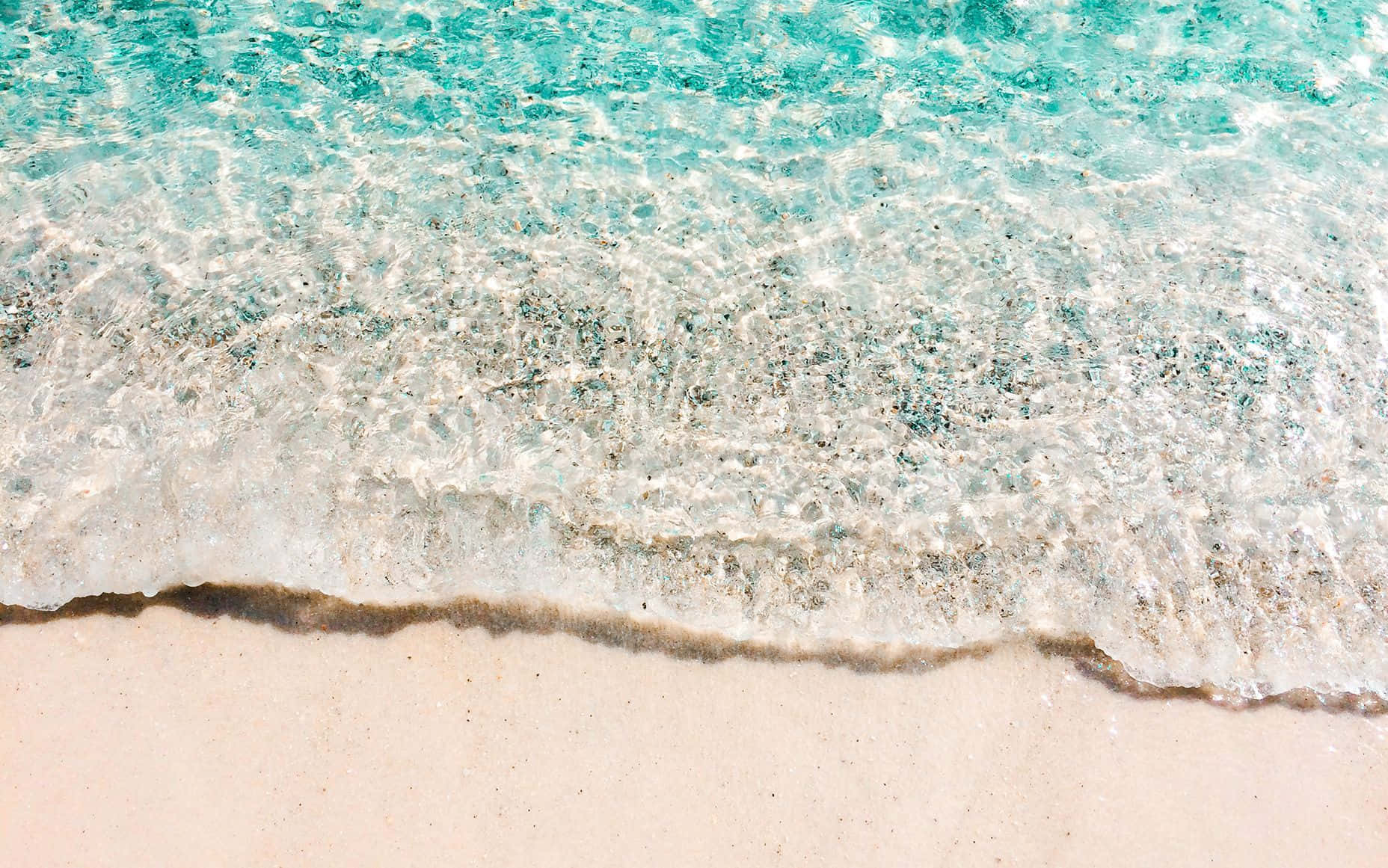 Türkises Wasser, Welle, Strand, Klares Wasser, HD, Hintergrundbild für den PC