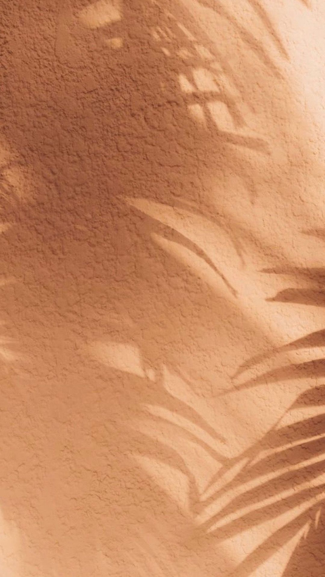 Palmblattschatten, Sand, Schatten, Orange, Full HD, Sperrbildschirm fürs iPhone
