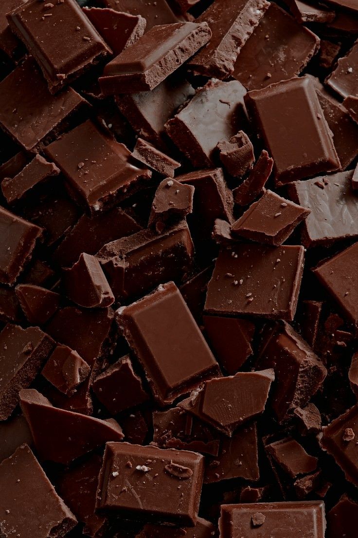 Schokolade, Schokoladenstücke, Dunkelbraun, Nahaufnahme, HD, iPhone-Hintergrundbild