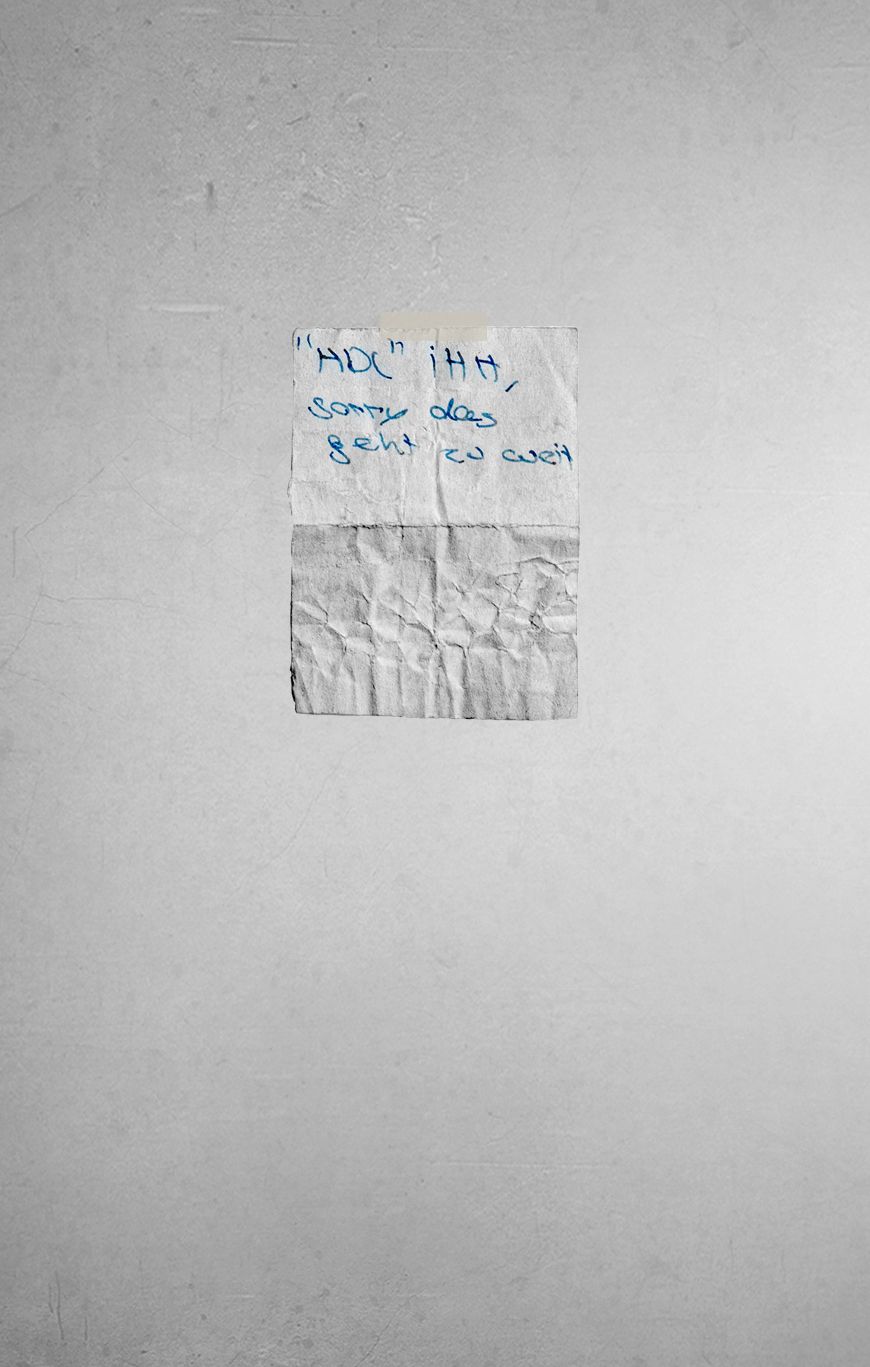 Zettel, Handschrift, Weiße Wand, Minimalistisch, Notiz, HD, Hintergrundbild fürs Handy