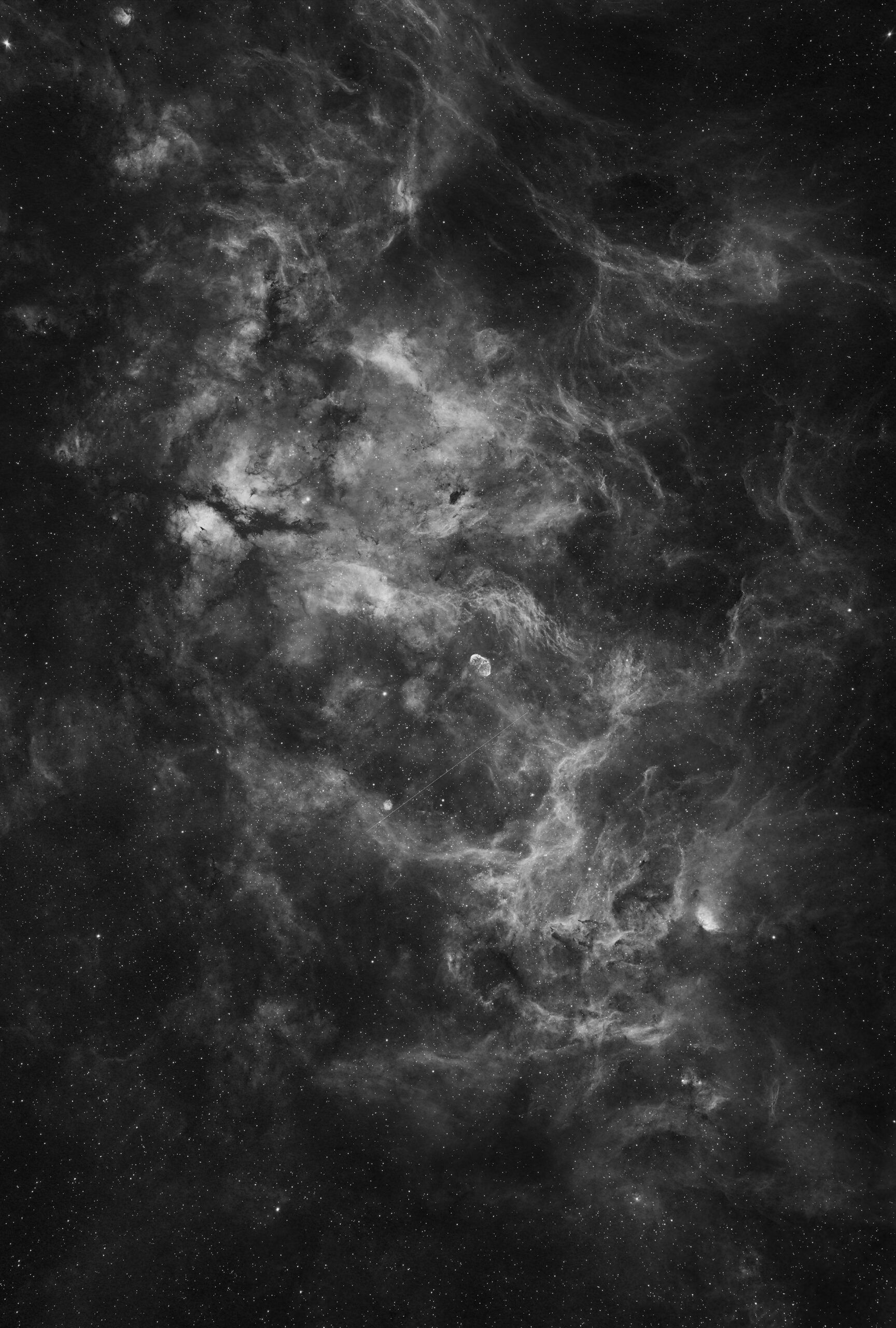 Nebel, Rauch, Schwarz-Weiß, Abstrakt, Textur, QHD+, Hintergrundbild fürs Tablet